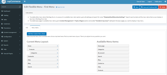Flexible Menu Plugin | Manage Menus Easily | HostedMart.com ...